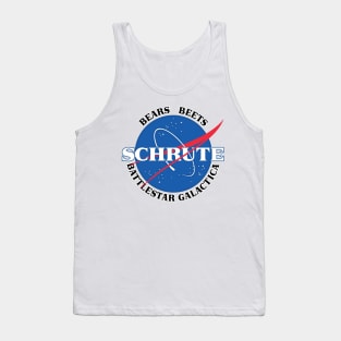 Dwight Schrute /// Nasa Parody Design Tank Top